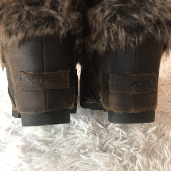 Sorel Leather Fur Boot - Picture 5 of 11